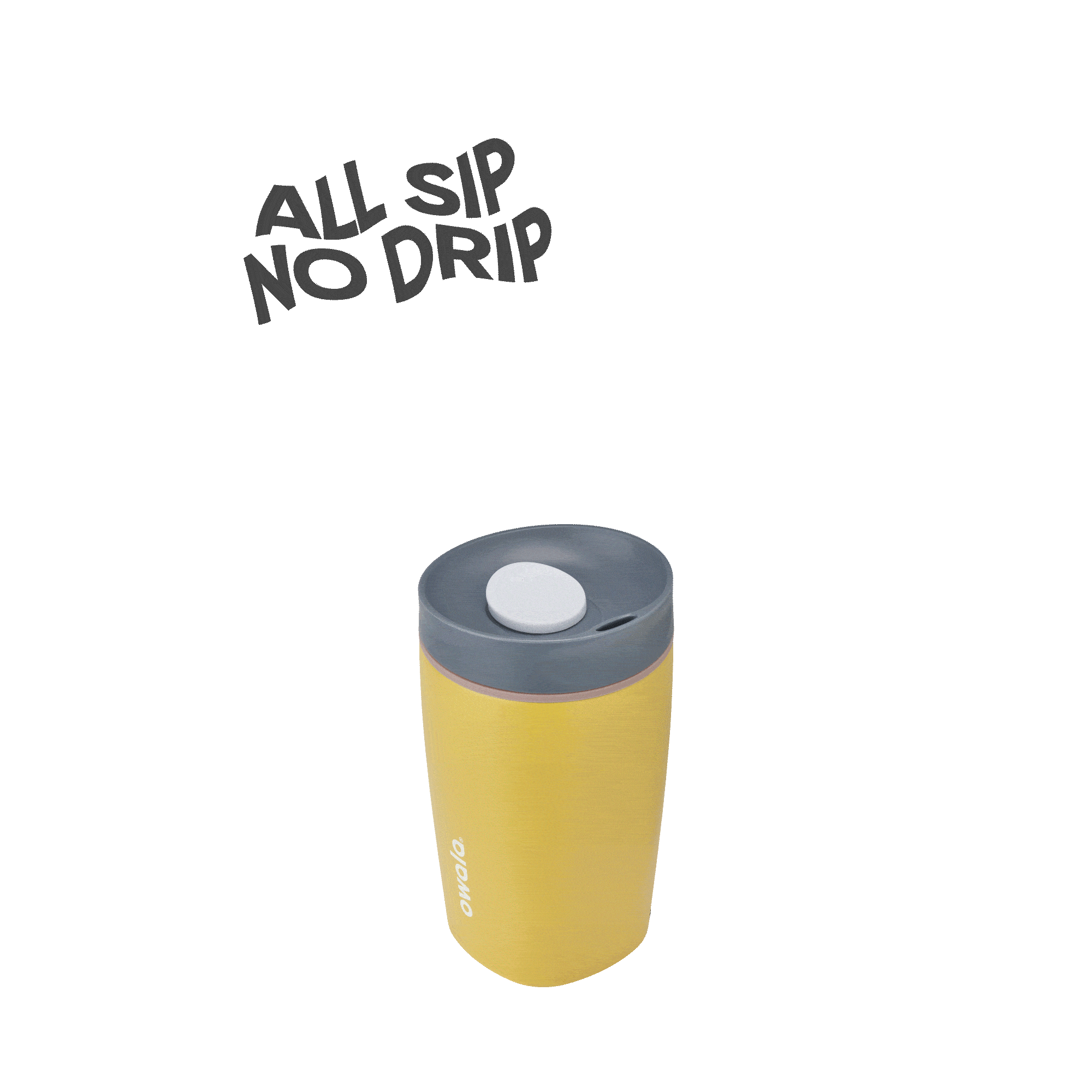 SmoothSip Slider 12oz in Golden Quest, rotating view