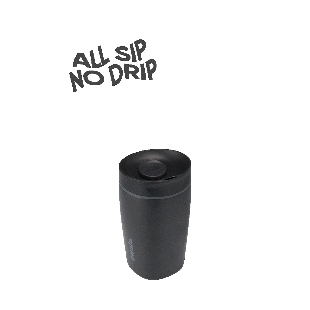 SmoothSip Slider 12oz in Very Very Dark, rotating view