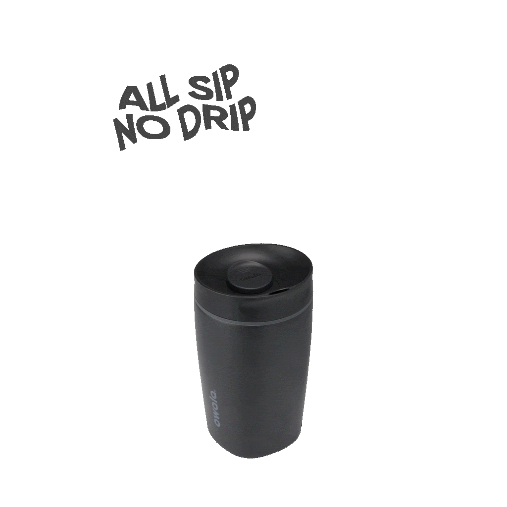 SmoothSip Slider 12oz in Very Very Dark, rotating view