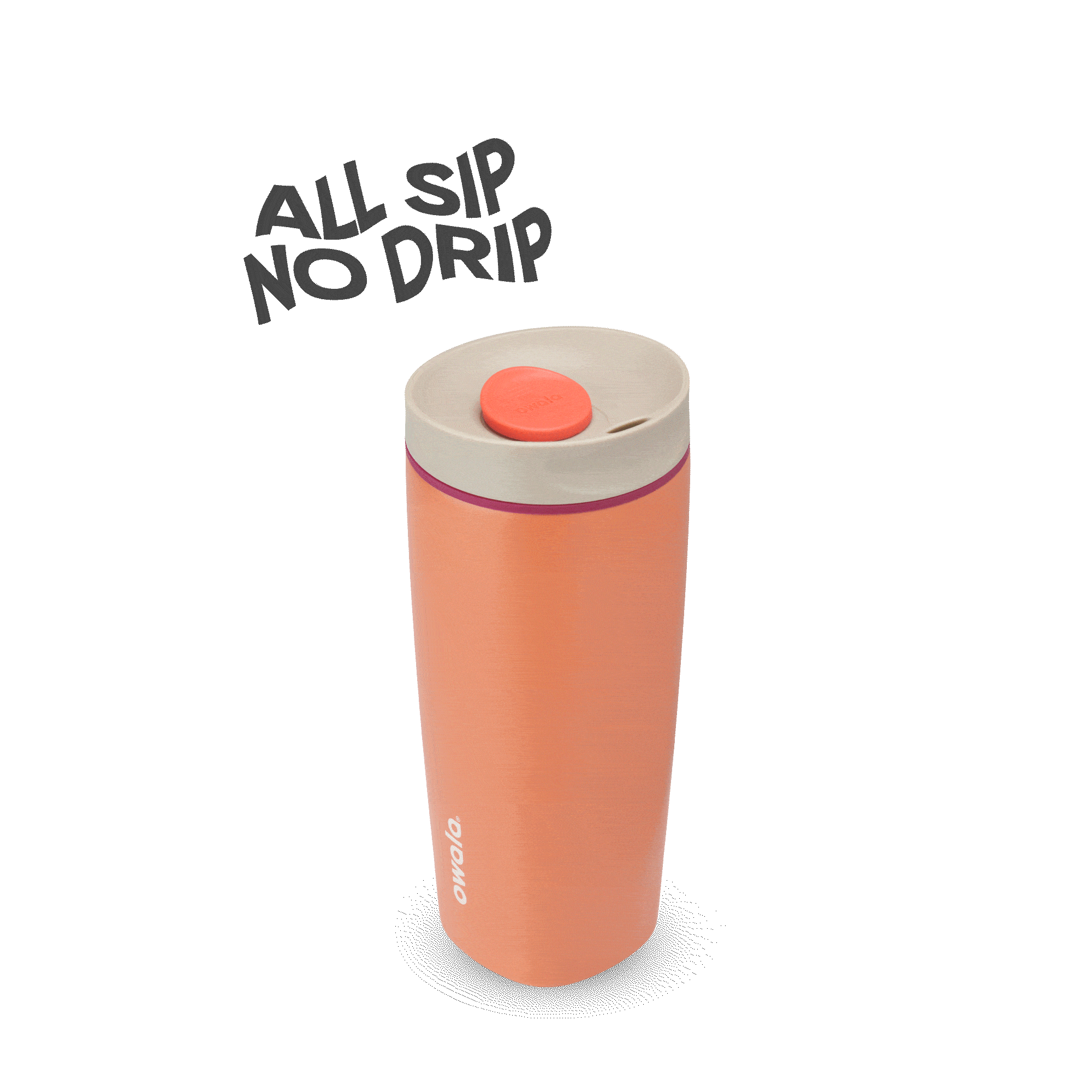 SmoothSip Slider 20oz in Campfire Nights, rotating view