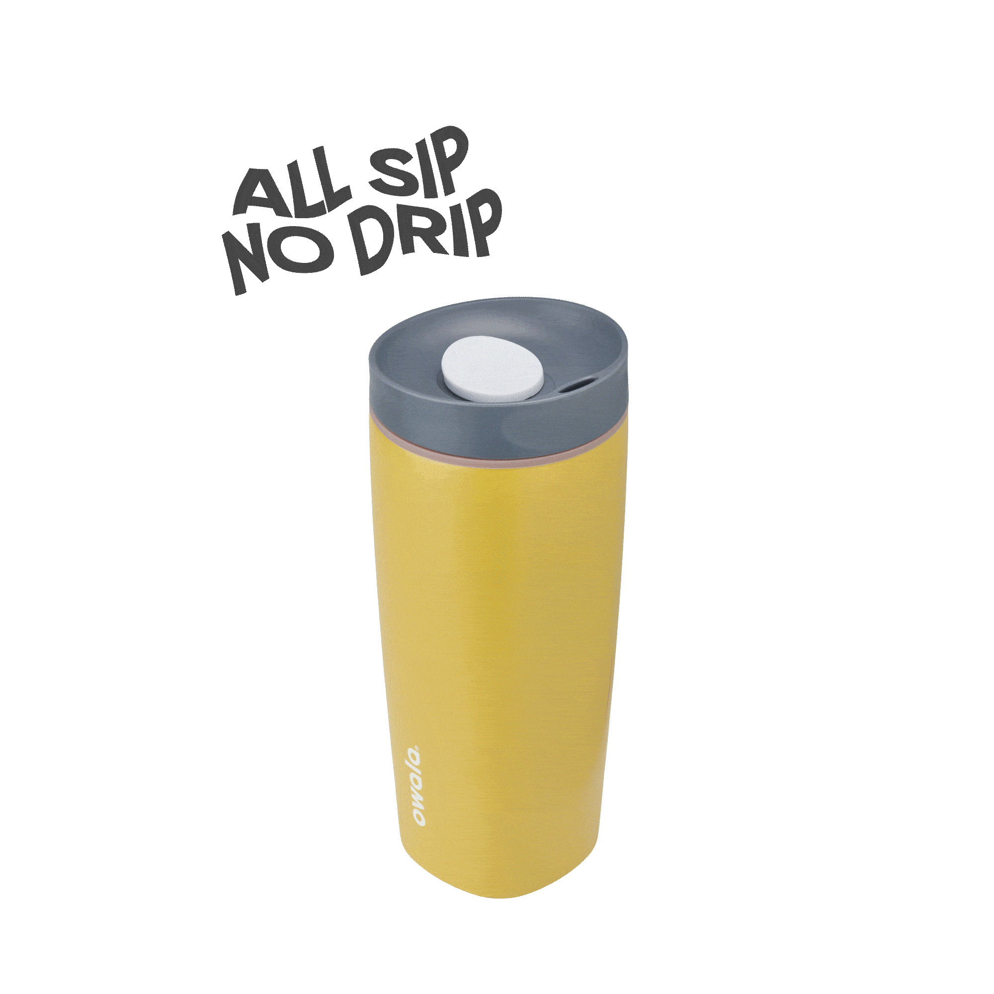 SmoothSip Slider 20oz in Golden Quest, rotating view