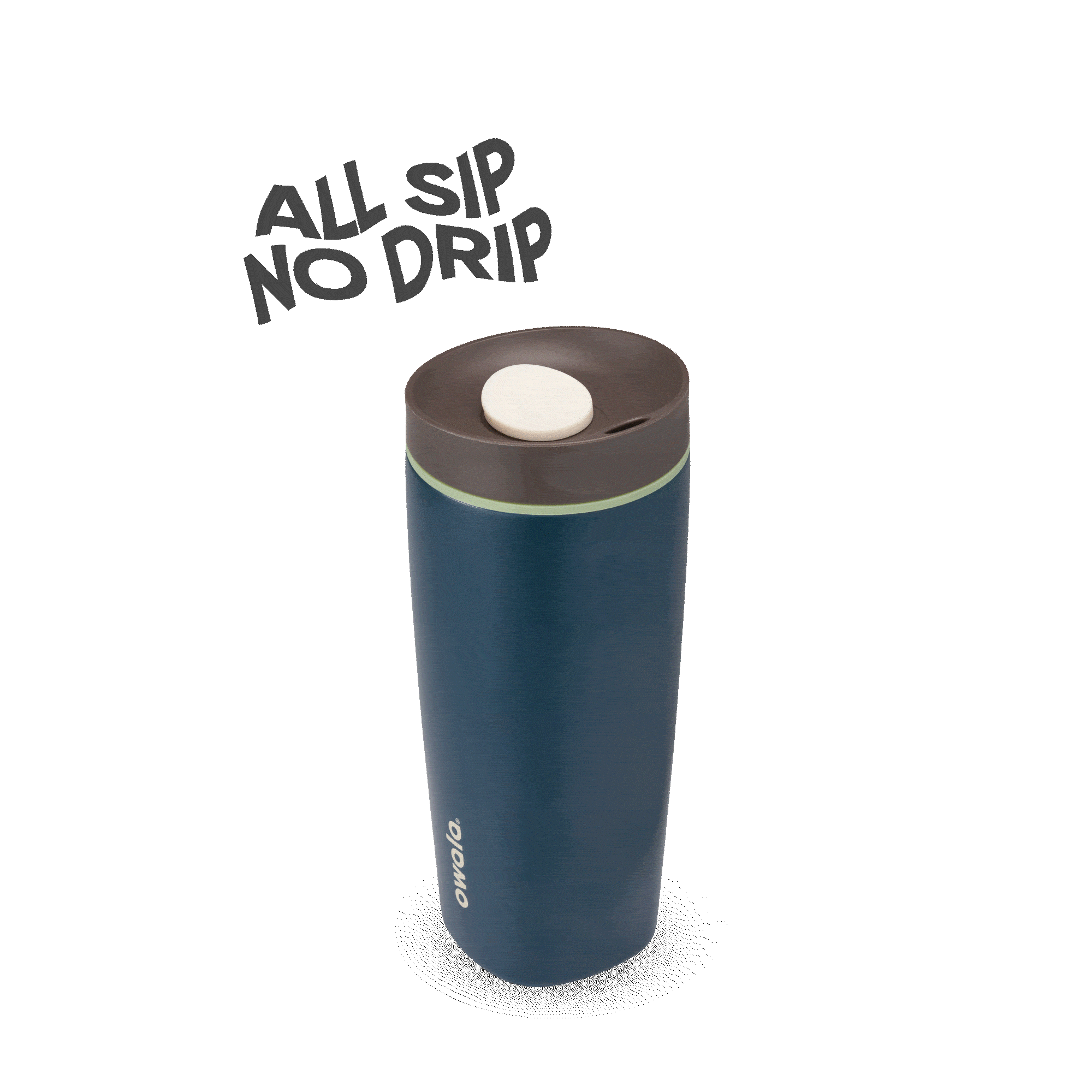 SmoothSip Slider 20oz in Moonlit Shadow, rotating view