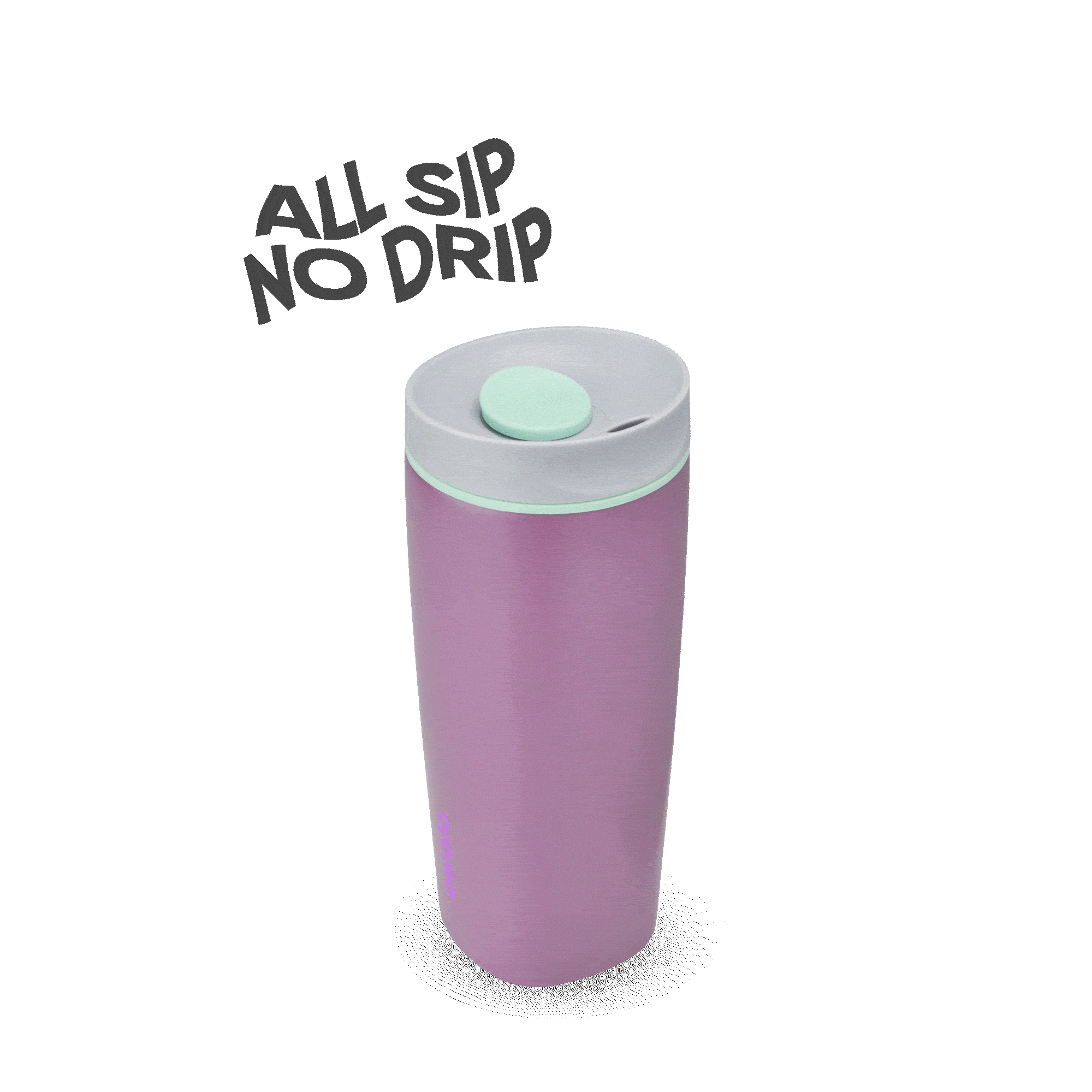SmoothSip Slider 20oz in Plum Perfect, rotating view
