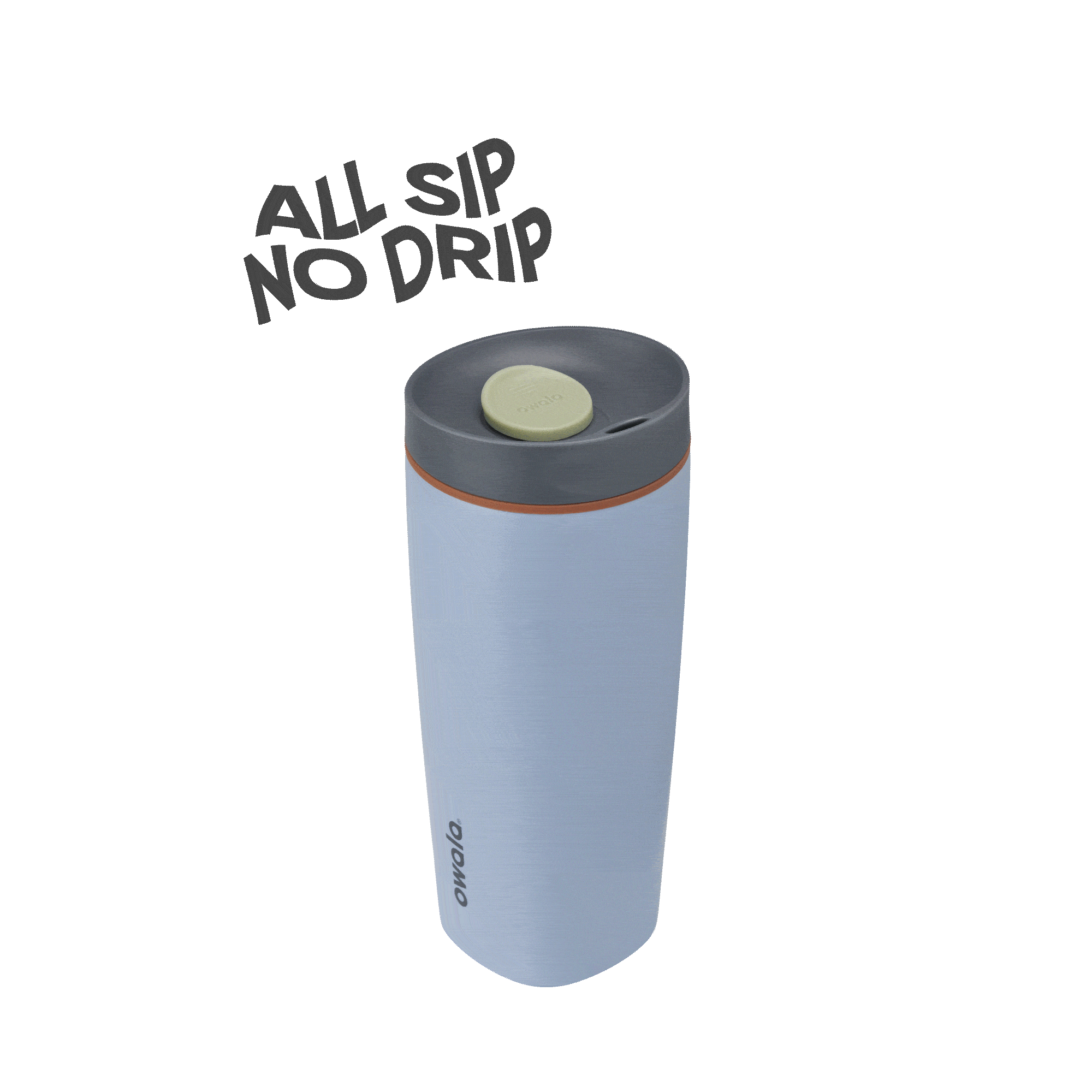 SmoothSip Slider 24oz in Lakeside, rotating view