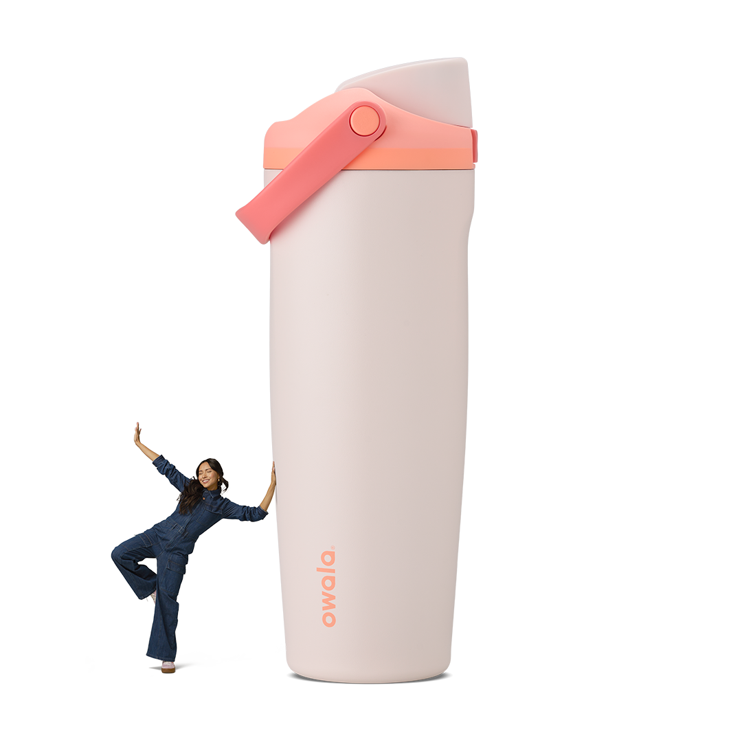 FreeSip Sway 32oz tumbler in Sparkling Sherbet