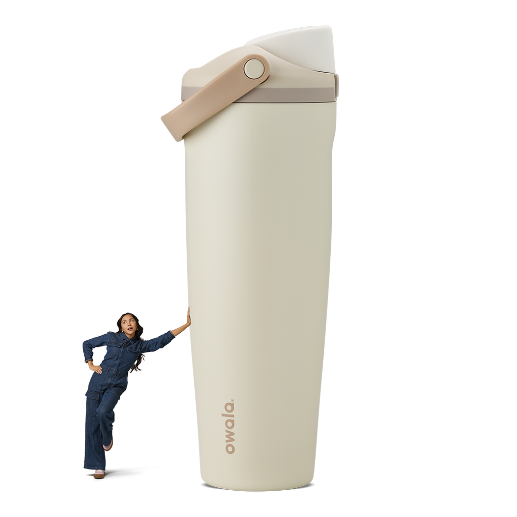 FreeSip Sway 40oz tumbler in Lightly Toasted
