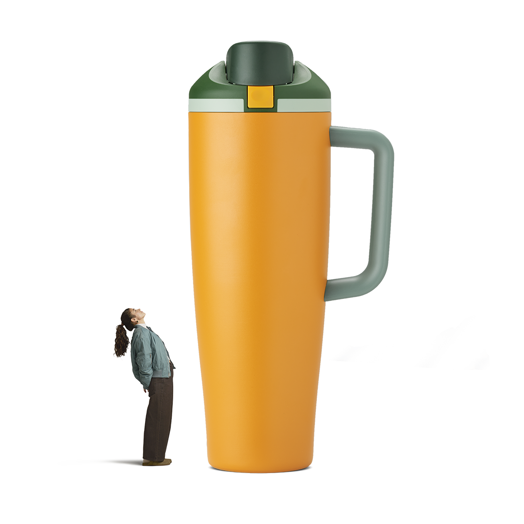 FreeSip Tumbler 40oz Orange Grove