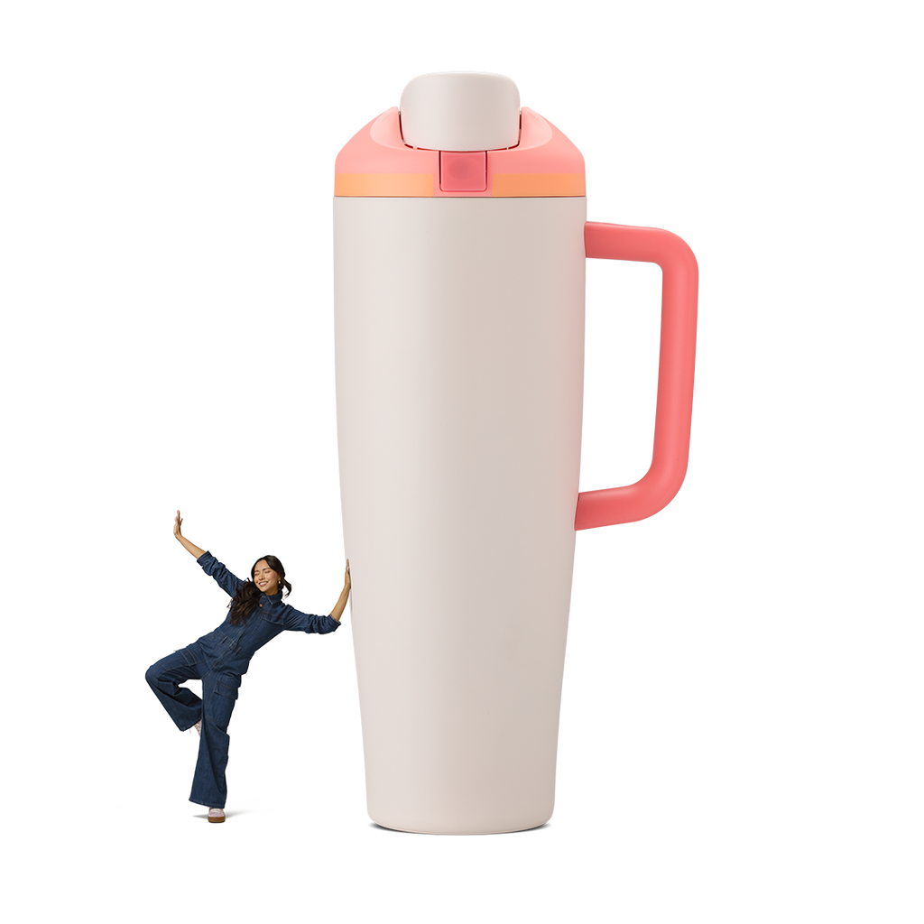 FreeSip Tumbler 40oz in Sparkling Sherbet