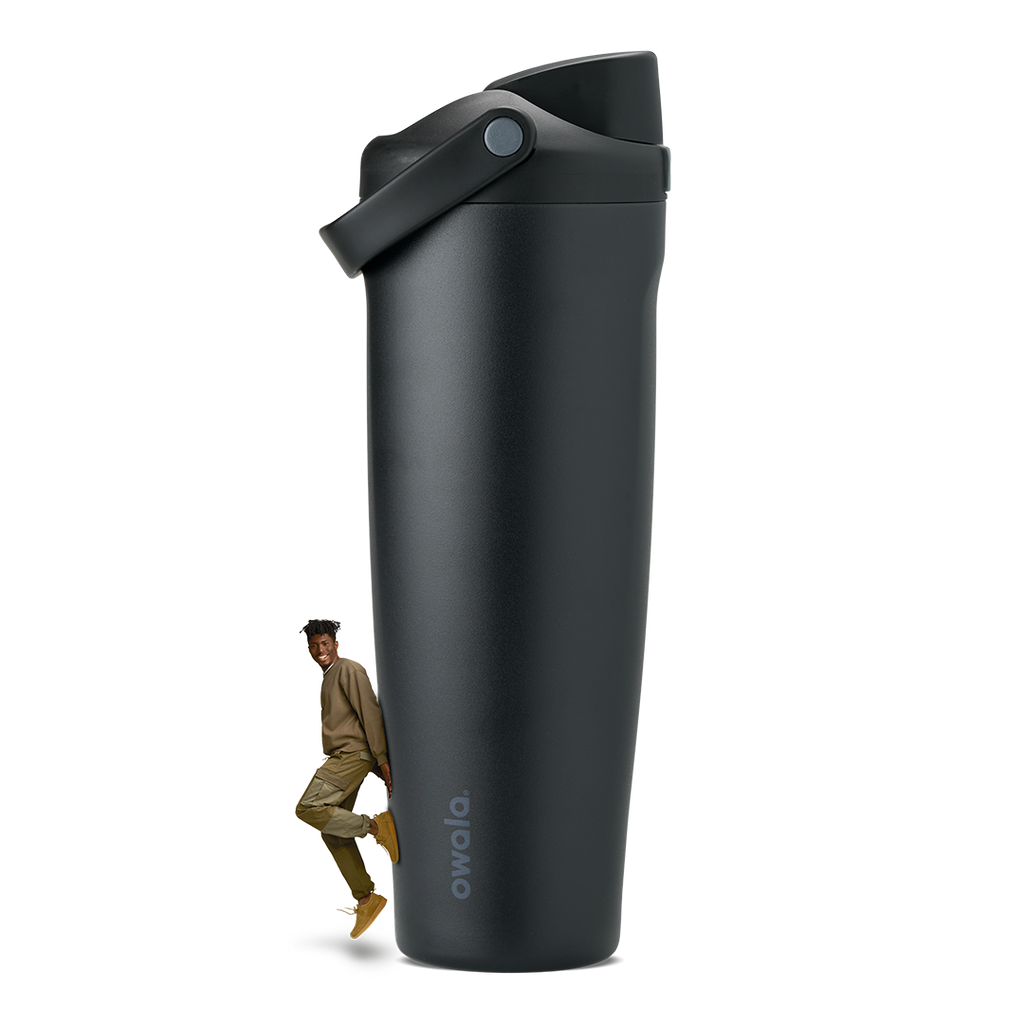 FreeSip Sway 40oz tumbler in Very Very Dark