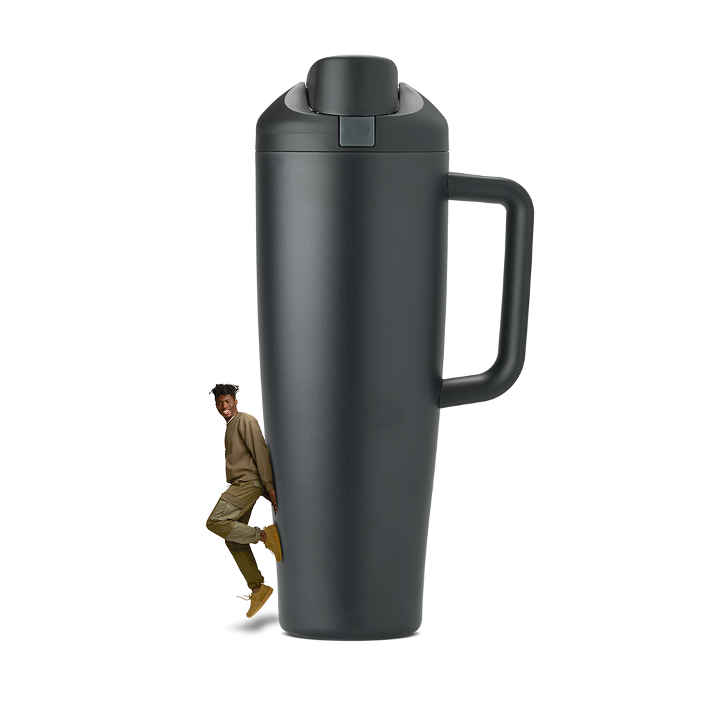 FreeSip Tumbler 40oz Very Very Dark