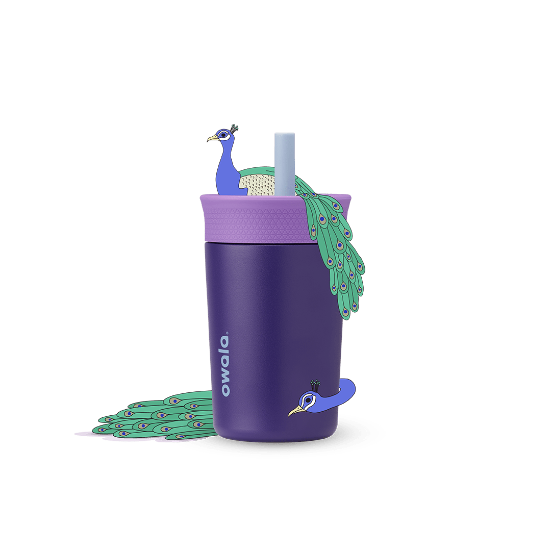 Kids' Tumbler 12oz in Peacock Palace
