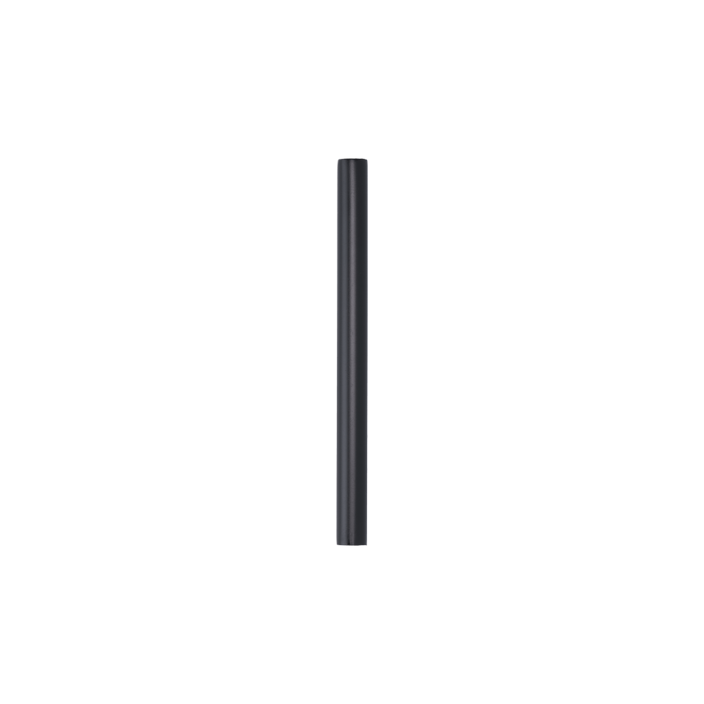 Owala Replacement Kids Flip Straw in Very, Very Dark; single short solid black straw