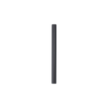 Owala Replacement Kids Flip Straw in Very, Very Dark; single short solid black straw