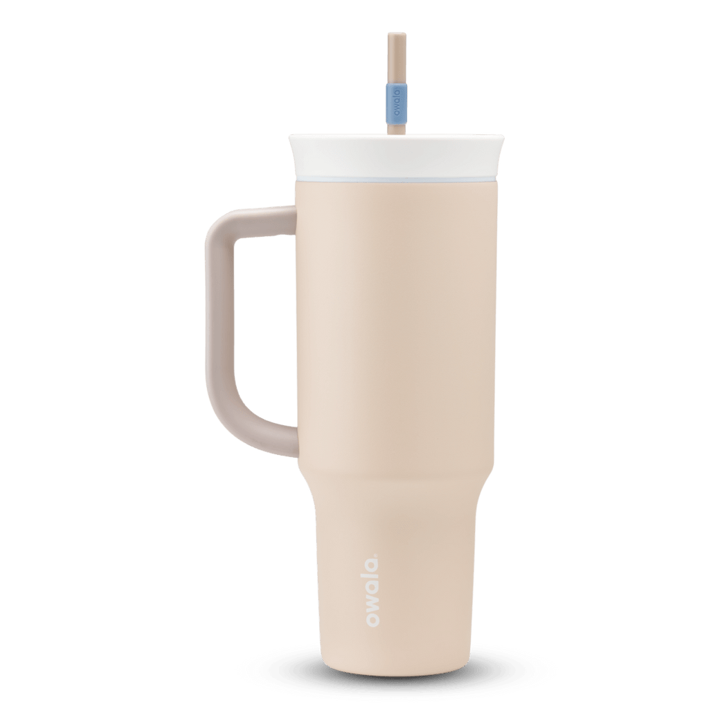 40oz Tumbler in warm sandy beige (Dune Drifter)