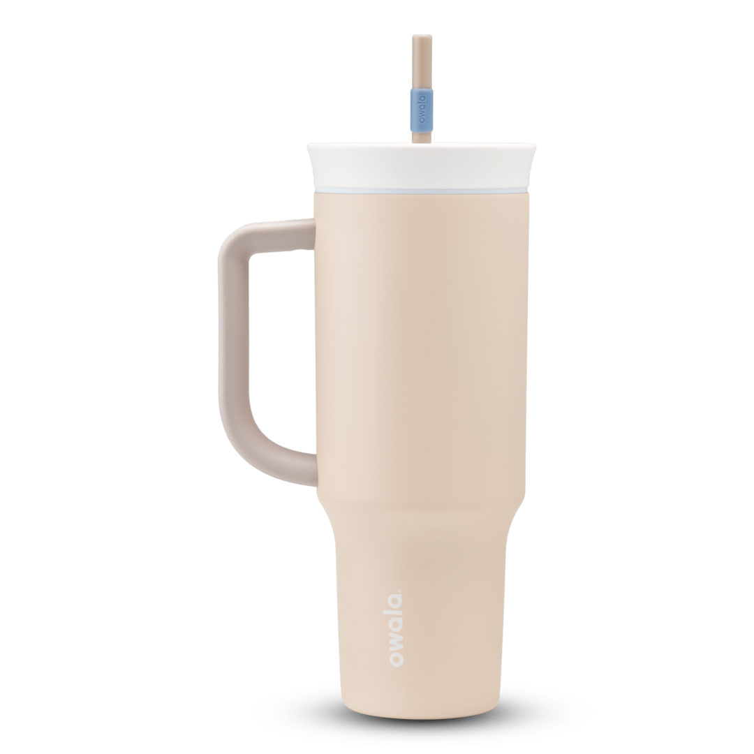 40oz Tumbler in warm sandy beige (Dune Drifter)