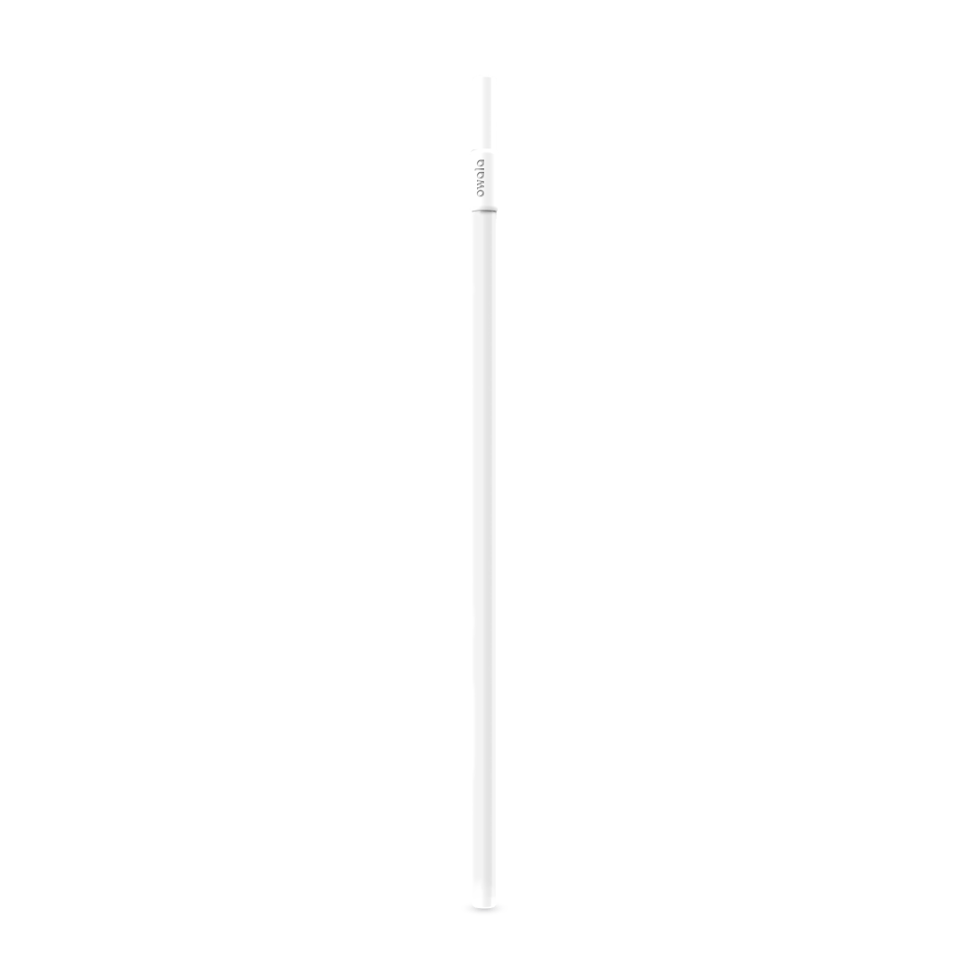 Owala Replacement Straw in white with a small connector fitting near the tip