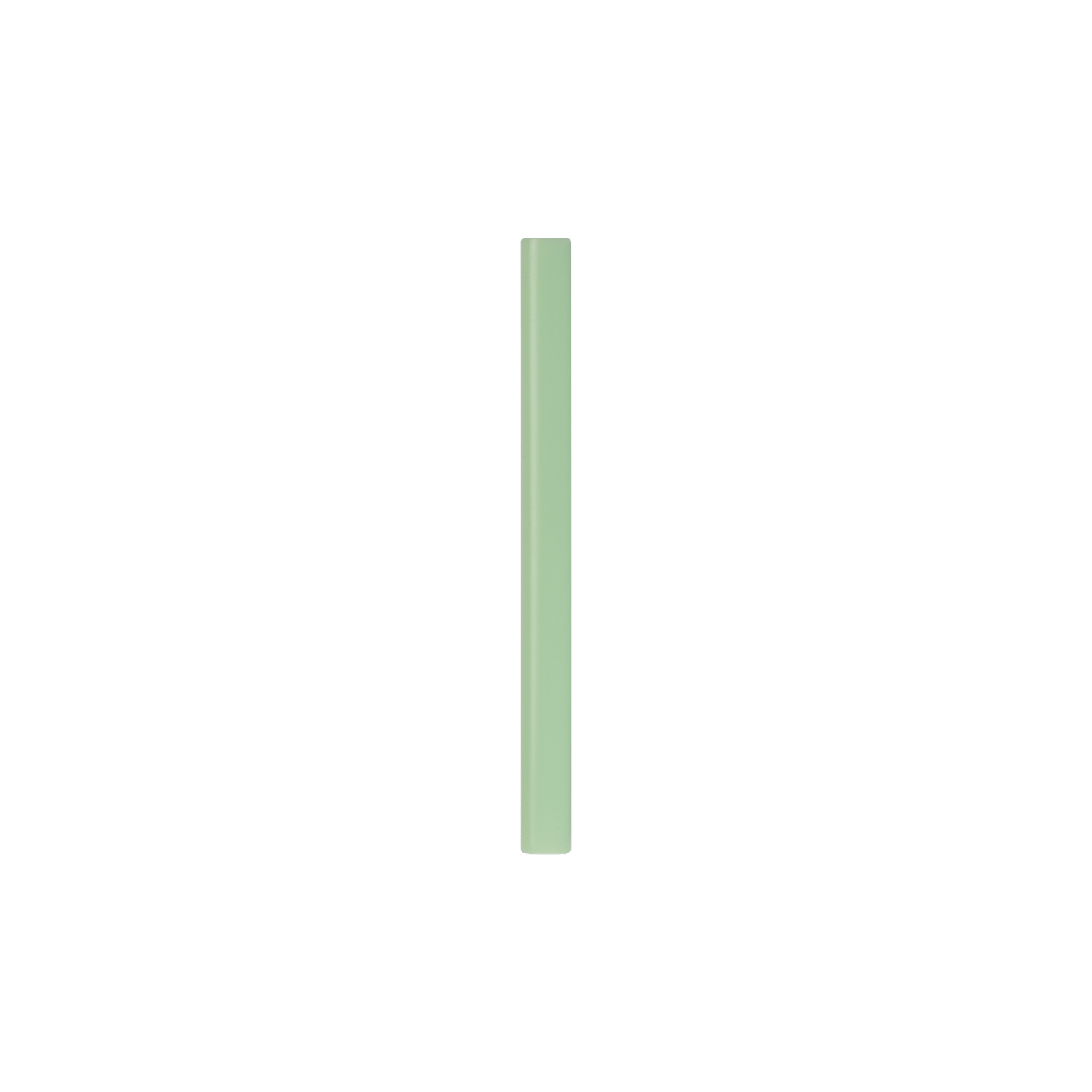 Owala Replacement Straw in Teal; single short solid pale mint green straw