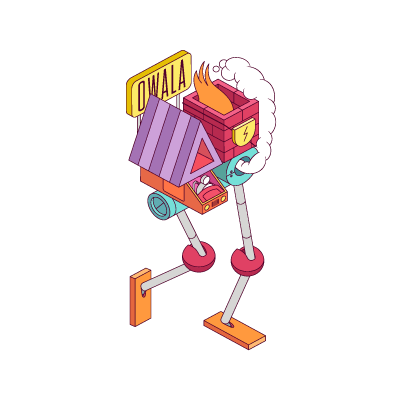 Motor Home sticker illustration