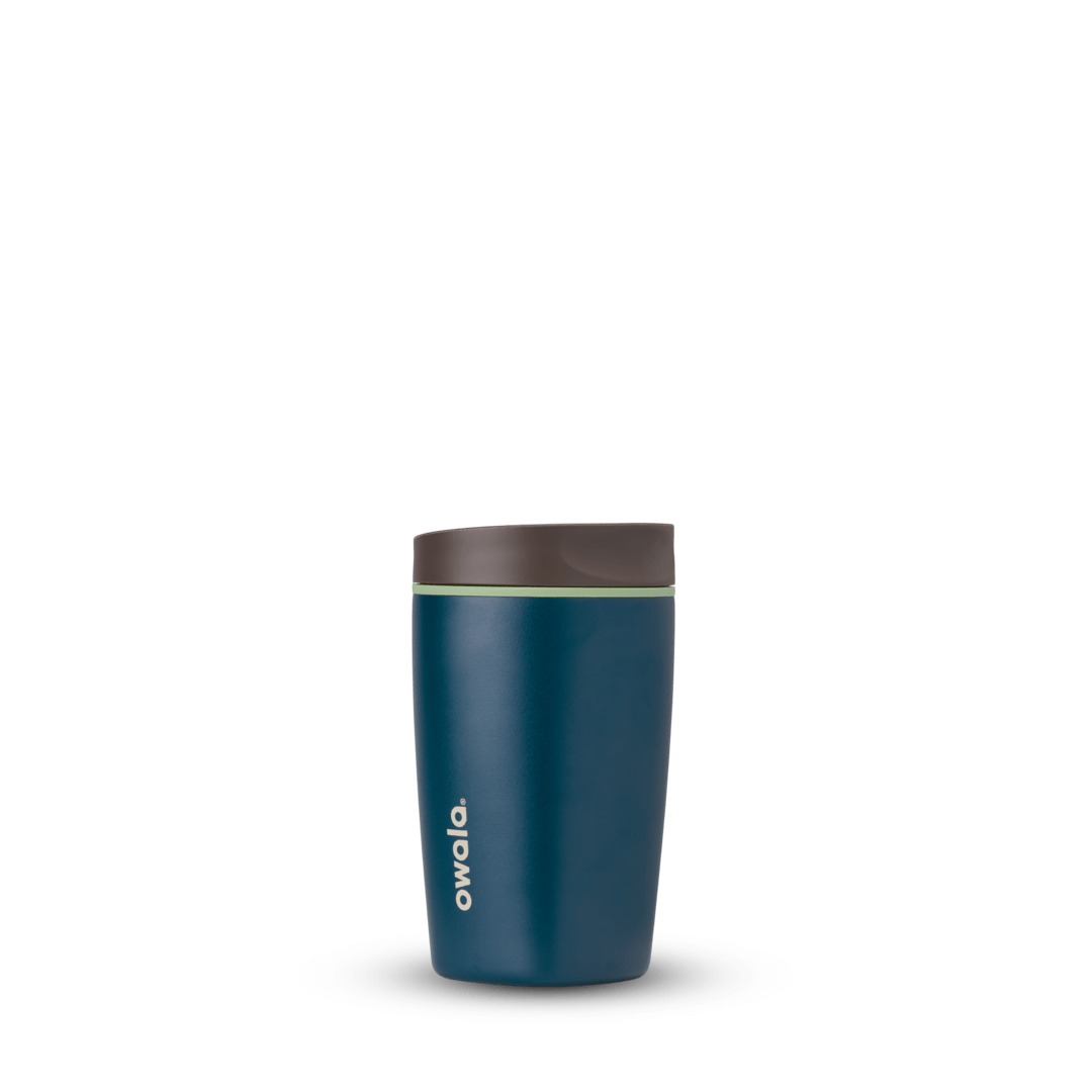 SmoothSip Slider 12oz in dark teal blue