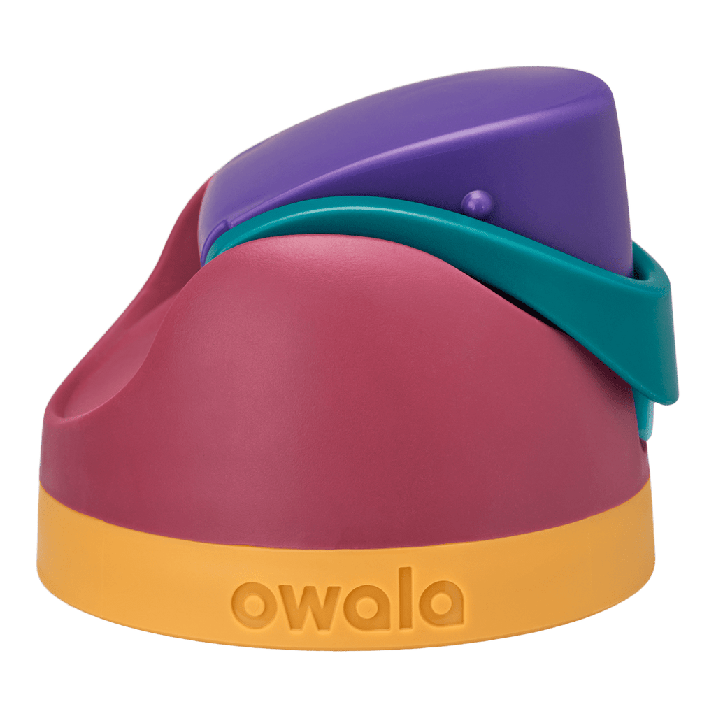 Owala FreeSip replacement lid in Gemstone Chic, lid detail