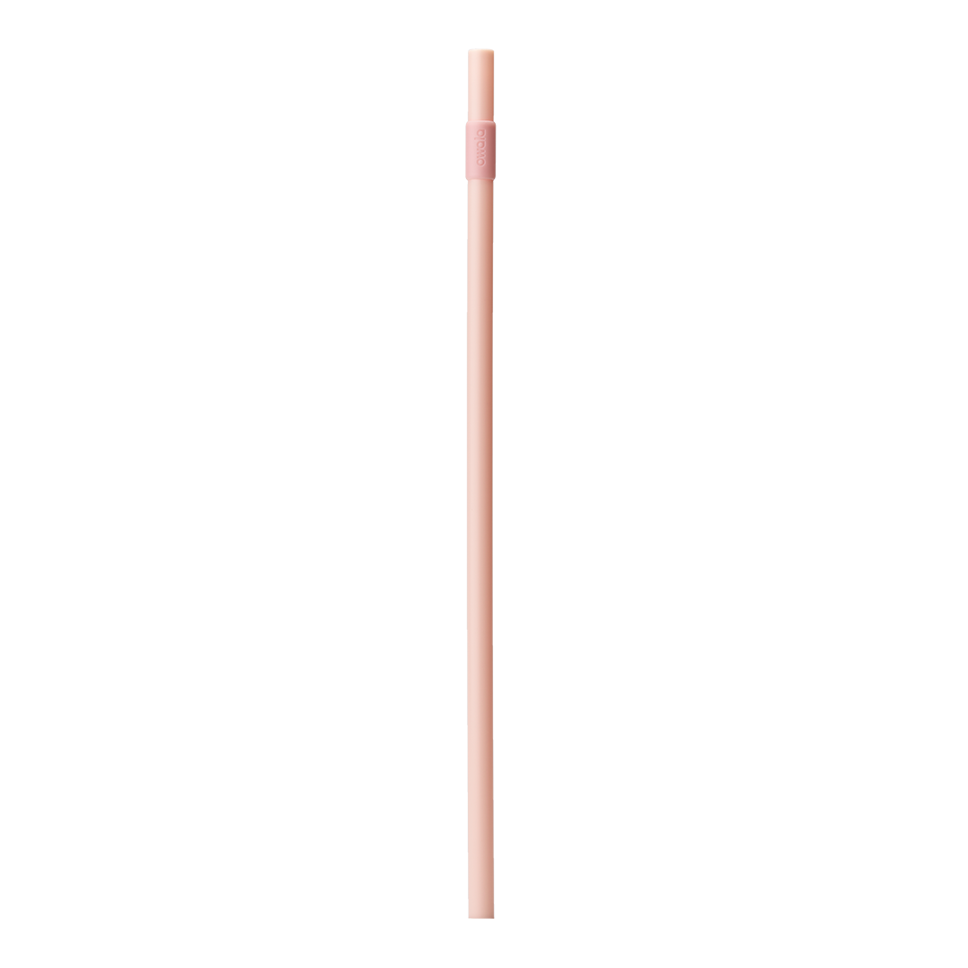 Owala 301mm Replacement Straw in pale blush pink body with matching pink connector tip (Rose Quartz colorway)