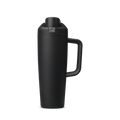 FreeSip Tumbler 30oz, matte black body with black lid and handle