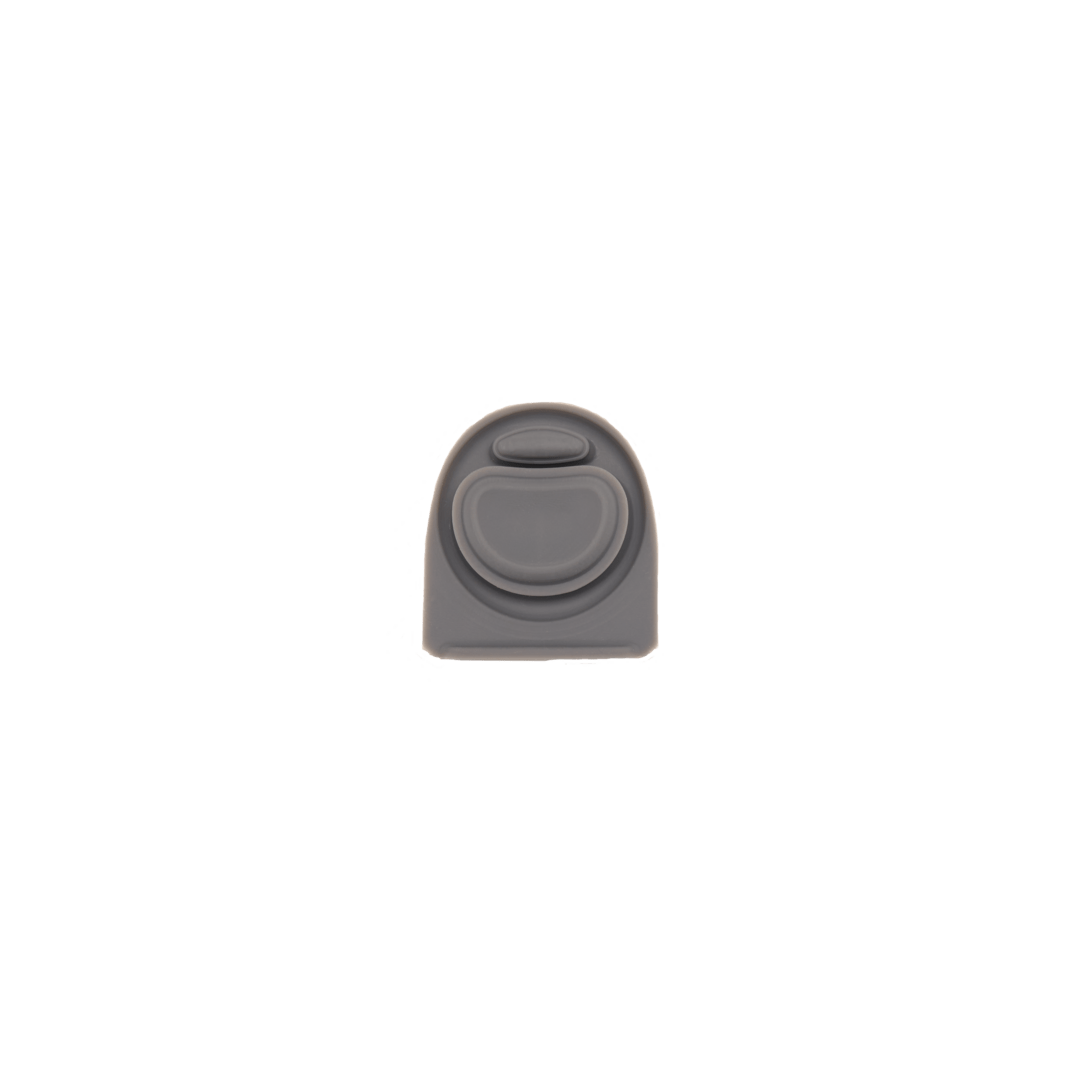 Replacement FreeSip Spout Gasket; small dark gray rounded rubber gasket with center hole