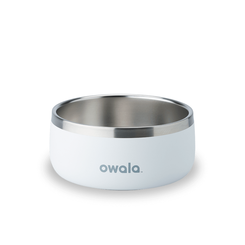 Owala Pet Bowl 24oz in white (Shy Marshmallow)