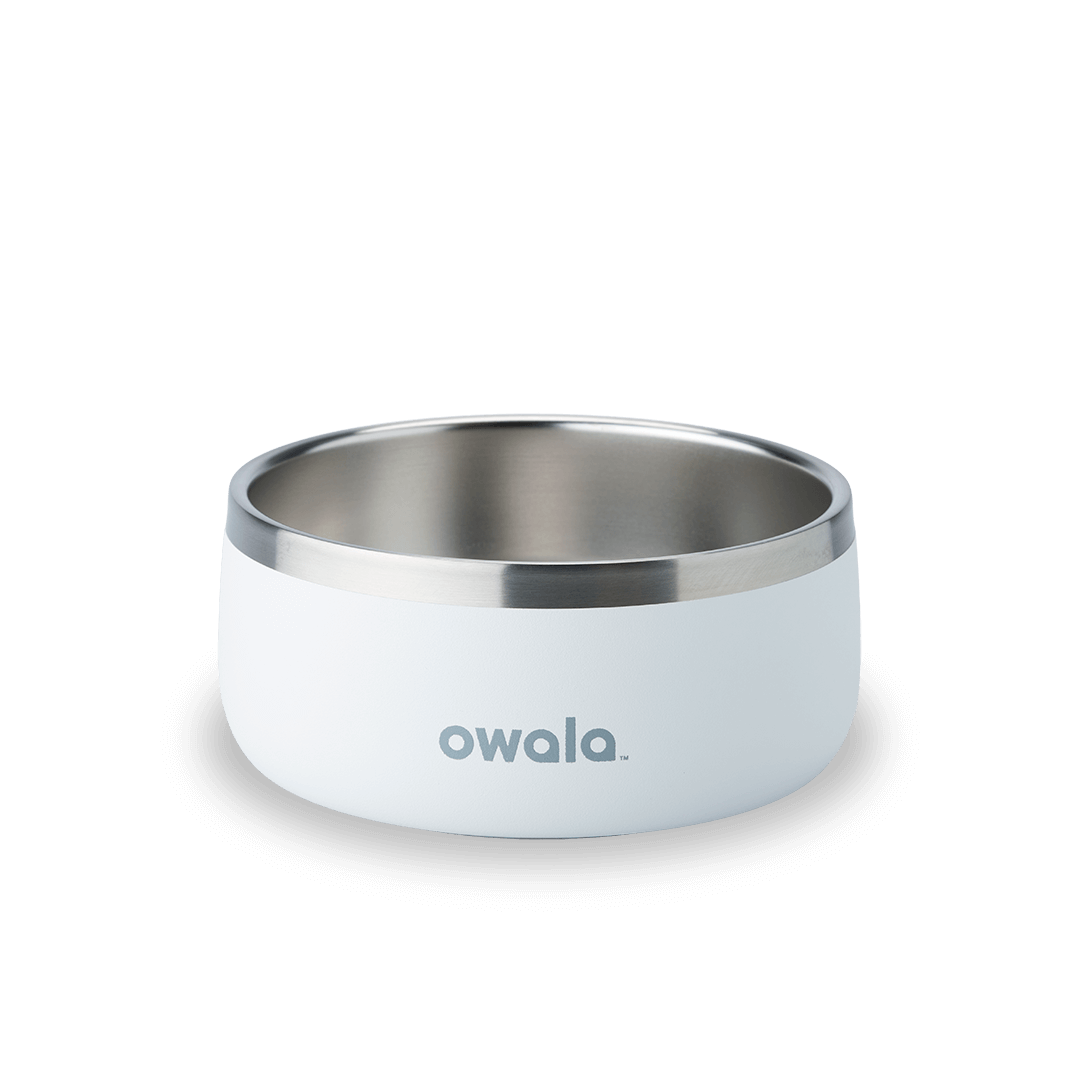 Owala Pet Bowl 24oz in white (Shy Marshmallow)