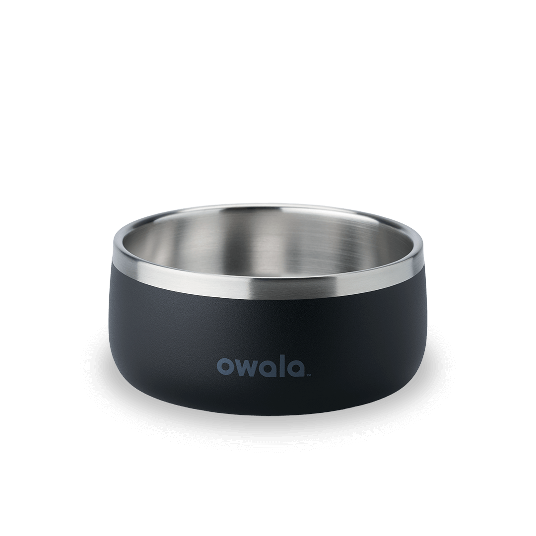Owala Pet Bowl 24oz in near-black charcoal (Very
