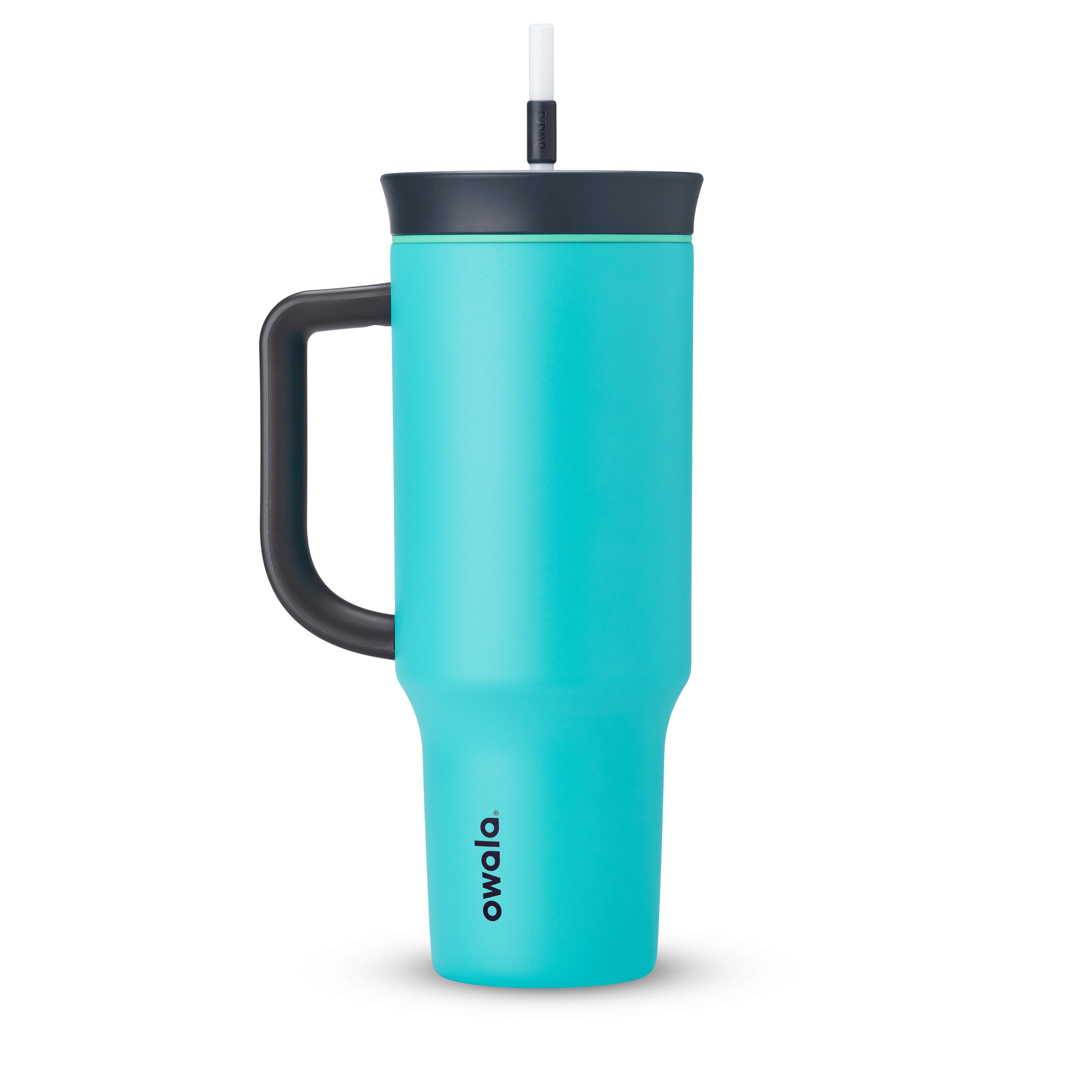 40oz Tumbler in bright aqua teal (Splash Zone)